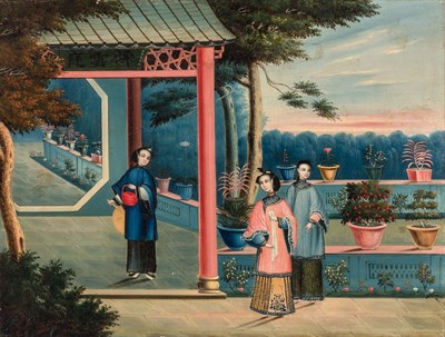Lot 95 - Chinese School 19th/20th Century Scenes of...