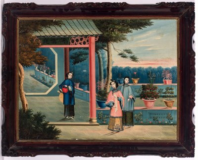 Lot 95 - Chinese School 19th/20th Century Scenes of...