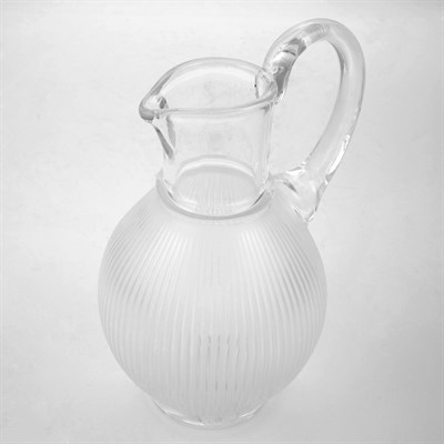 Lot 1022 - Lalique Molded Glass Langeais Pitcher Height 9...
