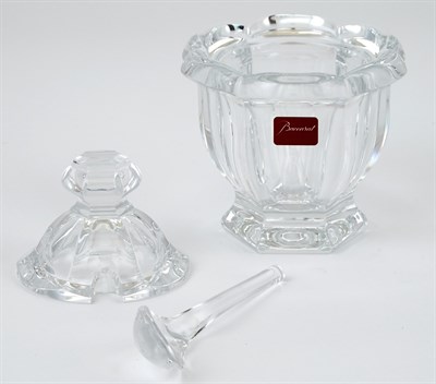 Lot 1025 - Baccarat Glass Missouri Pattern Mustard Jar...