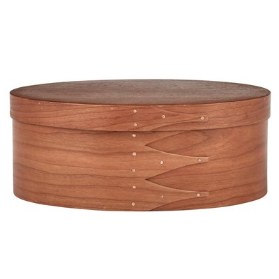 Lot 1059 - Brent Rourke Designs Cherry Wood Oval Shaker...
