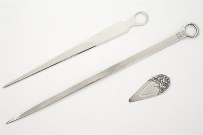 Lot 1005 - Georgian Sterling Silver Letter Opener;...