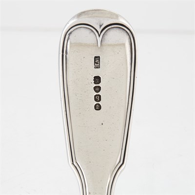 Lot 1019 - Georgian Sterling Silver Ladle Length 13 1/4...