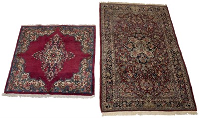 Lot 572 - Two Persian Rugs A Kazvin rug together with a...
