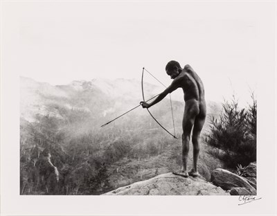 Lot 117 - RAINIER, CHRIS Boy, Iran Jaya, 1985. Gelatin...