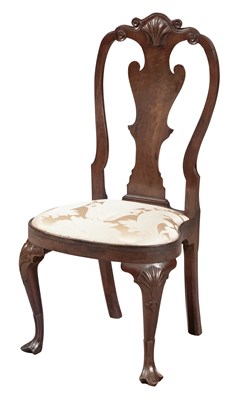 Lot 247 - Queen Anne Walnut Side Chair Philadelphia The...