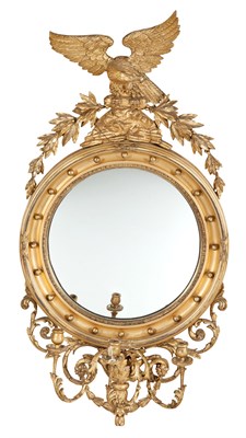 Lot 275 - Classical Giltwood and Composition Convex...