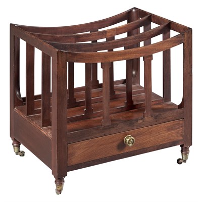 Lot 233 - Federal Mahogany Canterbury 19th Century With...