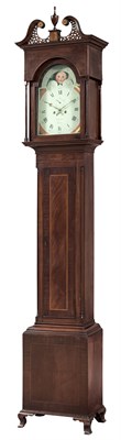Lot 259 - Federal Mahogany Tall Case Clock John Fite,...