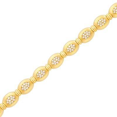 Lot 20 - Gold and Diamond Bracelet, Van Cleef & Arpels, France