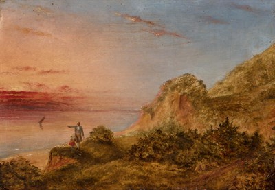 Lot 11 - Joshua Shaw English/American, 1776-1861 Sunset...