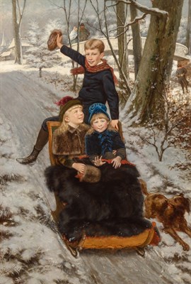 Lot 2015 - Frans de Wilde Belgian, 1840-1918 A Jolly...