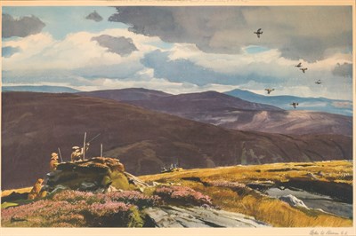 Lot 234 - Ogden Pleissner (1905-1983) DRIVEN GROUSE,...