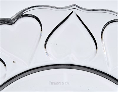 Lot 198 - Set of Twelve Tiffany & Co. Glass Heart...