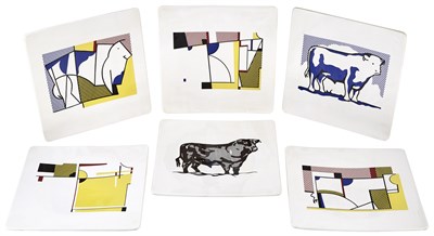 Lot 95 - After Roy Lichtenstein (1923-1997) BULL I-VI...