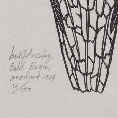 Lot 109 - Jacques Hnizdovsky (1915-1985) BALD EAGLE...