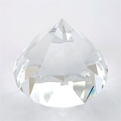 Lot 1064 - Three Colorless Glass Desk Weights Retailed by...
