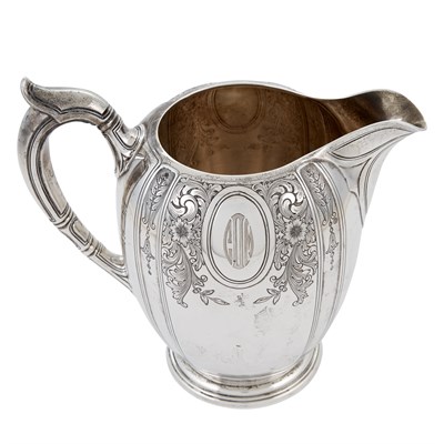 Lot 1069 - Gorham Sterling Silver Water Pitcher Circa...