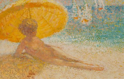 Lot 1031 - Louis Fabien French, b. 1924 Les Regates, 1972...