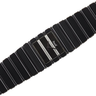 Lot 209 - Oxidized Gold 'Polo' Wristwatch, Piaget