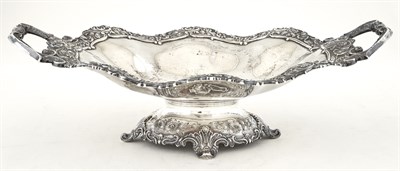 Lot 307 - William Gale & Son Silver Two-Handled Center...