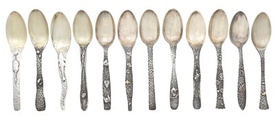 Lot 318 - Set of Twelve Tiffany & Co. Sterling Silver...