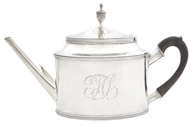 Lot 304 - American Silver Teapot John Vernon, circa 1790...