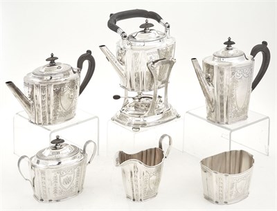 Lot 352 - Gorham George III Style Sterling Silver Tea...