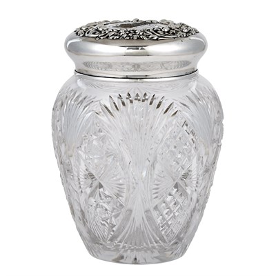 Lot 1086 - Sterling Silver and Colorless Cut Glass Small...