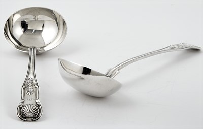 Lot 1087 - Two Similar Georgian Style Sterling Silver...