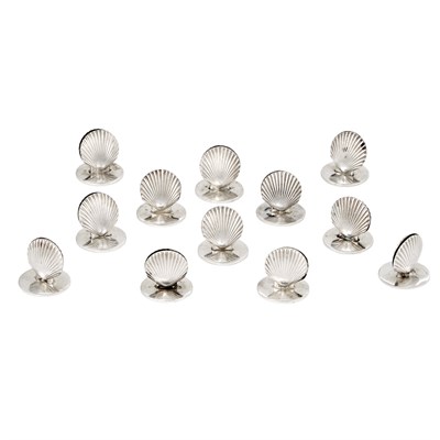 Lot 1097 - Set of Twelve Tiffany & Co. Makers Sterling...