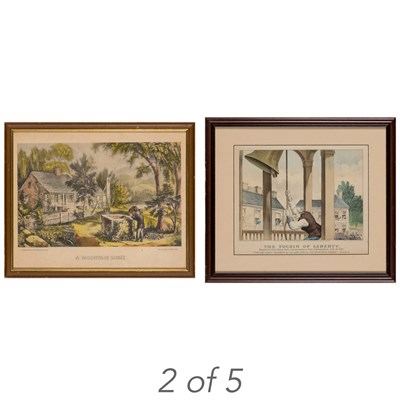 Lot 100 - Currier & Ives, publishers THE BATTLE OF...