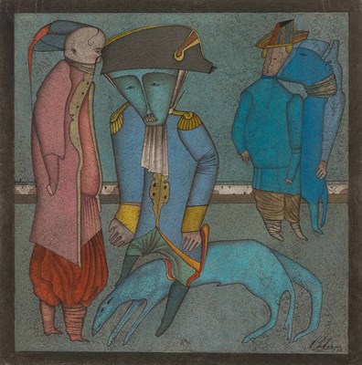 Lot 1014 - Mihail Chemiakin Russian, b. 1943 Untitled...