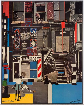 Lot 1121 - Romare Bearden FORTUNE COVER Color...