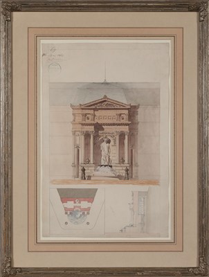 Lot 1035 - French School 19th Century Architectural...