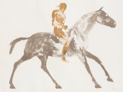 Lot 68 - Elisabeth Frink HORSE AND RIDER III (W. 45)...