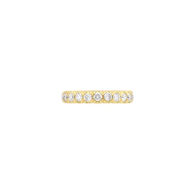 Lot 74 - Gold and Diamond Band Ring, Cartier