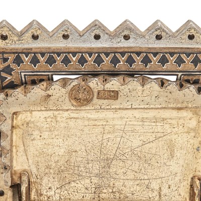 Lot 110 - Russian Silver-Gilt and Niello Salt Throne...