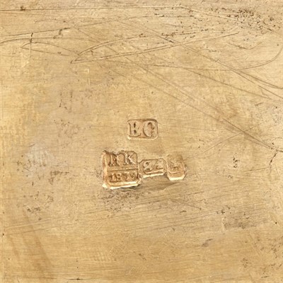 Lot 111 - Russian Silver-Gilt and Niello Salt Throne...