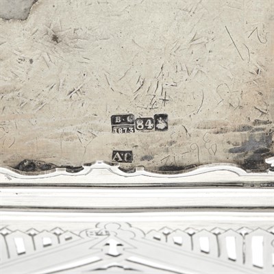 Lot 109 - Two Russian Silver Salt Thrones Moscow, late...