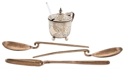 Lot 182 - Group of Assorted English Sterling Table Items...