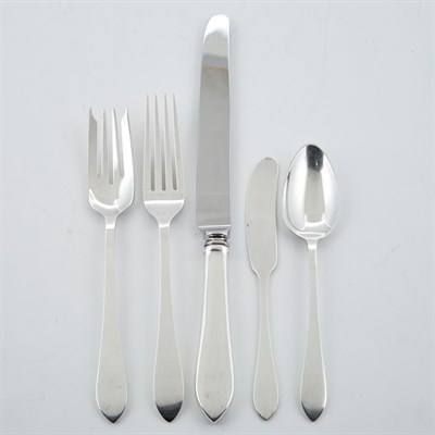 Lot 365 - Tiffany & Co. Sterling Silver Faneuil Pattern...
