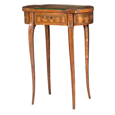 Lot 210 - Louis XV/Louis XVI Transitional Tulipwood and...