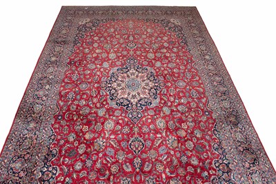 Lot 552 - Kashan Carpet Central Iran, second half of the...