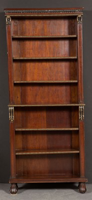 Lot 205 - Regency Style Brass Mounted Mahogany Bookcase...