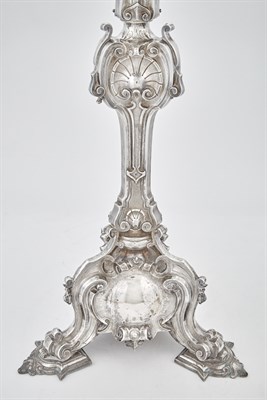 Lot 201 - Victorian Sterling Silver Seven-Light...