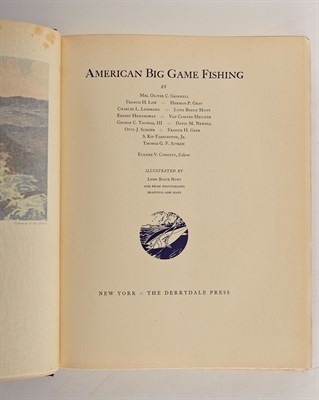 Lot 163 - HEMINGWAY, ERNEST, et al. American Big Game...