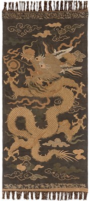 Lot 122 - Chinese Kesi Dragon Panel Late Ming/Qing...