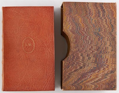 Lot 294 - WALTON, IZAAK The Compleat Angler. The Lives...