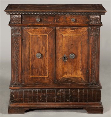 Lot 195 - Italian Renaissance Inlaid Walnut Cabinet...
